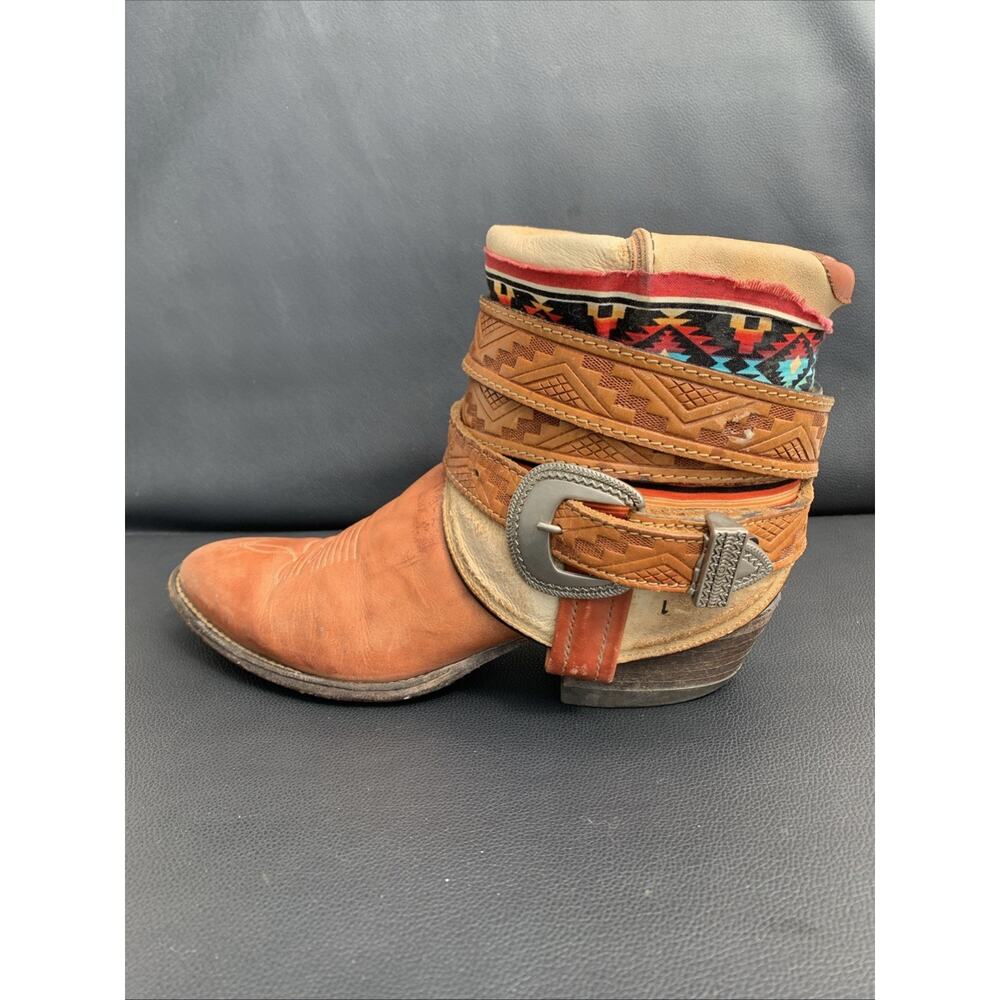 Tony Lama Western Cowboy Boots Womens Sz 9 - Picture 5 of 10
